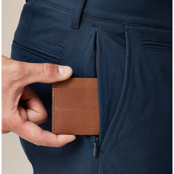 J.Crew 484 Slim Fit Tech Pant Stretch Comfort Navy Blue Mens W32 L34 NWT - Picture 5 of 13